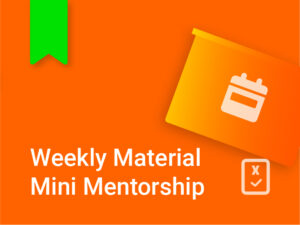 Weekly Material Mini Stocks Mentorship